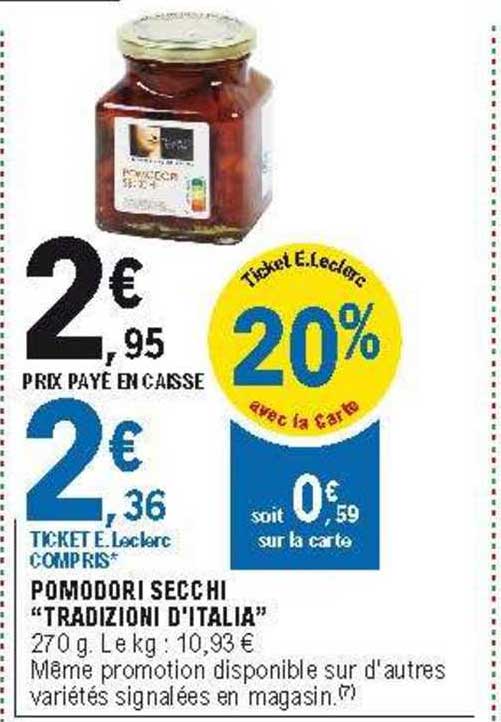 pomodori secchi "tradizioni d'italia"