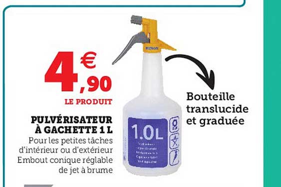 pulvérisateur à  gachette 1 l