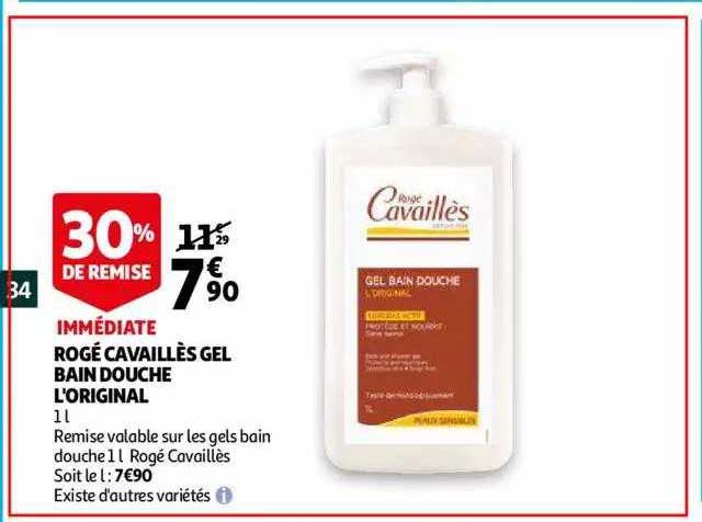rogé cavaillès gel bain douche l'original