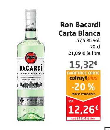ron bacardi carta blanca
