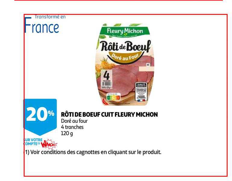 rôti de bœuf cuit fleury michon