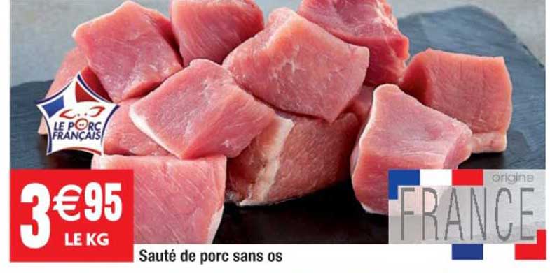 Sauté De Porc Sans Os