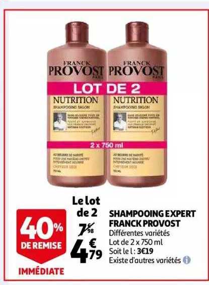 shampooing expert franck provost