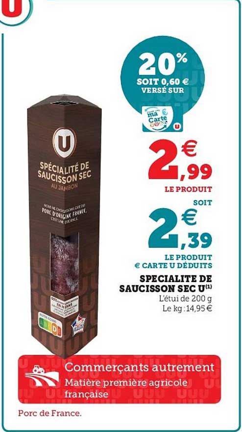Spécialité De Saucisson Sec U