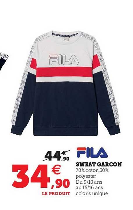 Sweat Garçon Fila