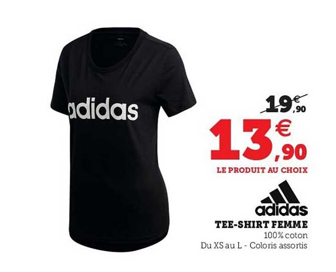 tee-shirt femme adidas