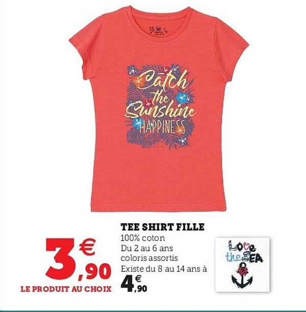 tee-shirt fille