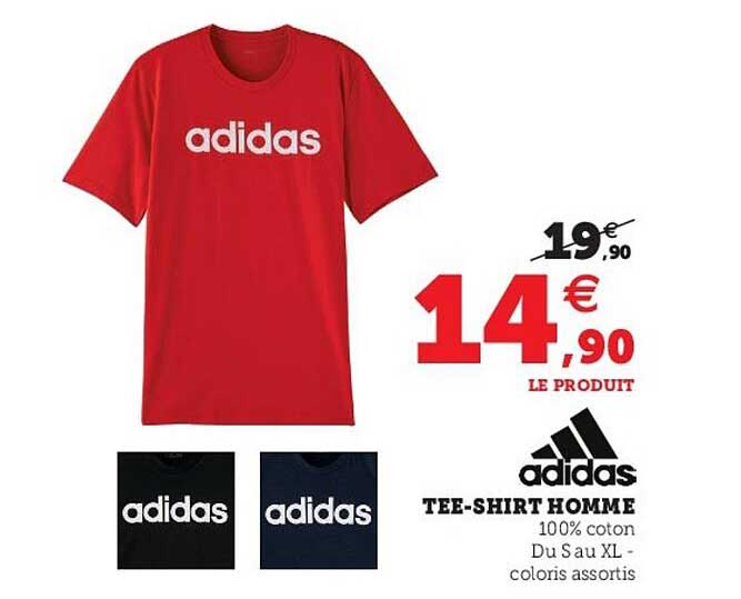 tee-shirt homme adidas
