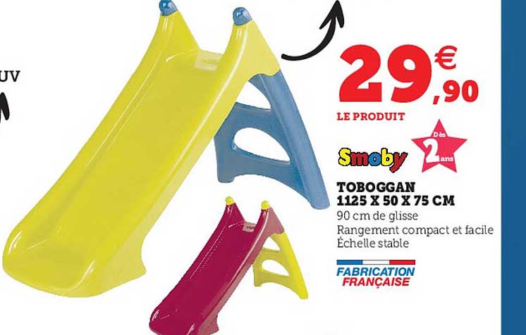 Toboggan 1125 X 50 X 75 Cm Smoby