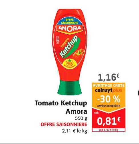 tomato ketchup amora