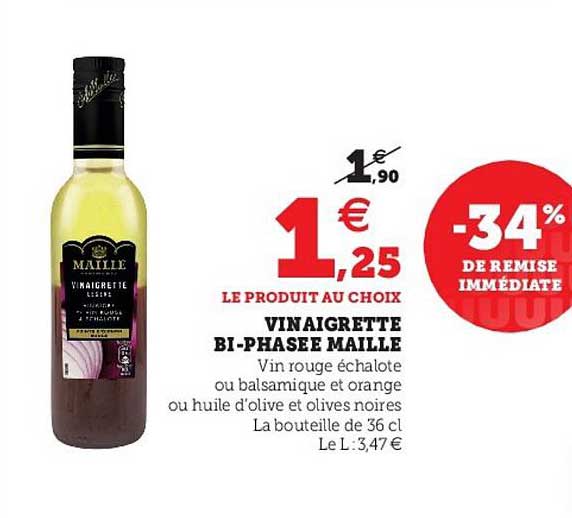 Vinaigrette Bi-phasée Maille