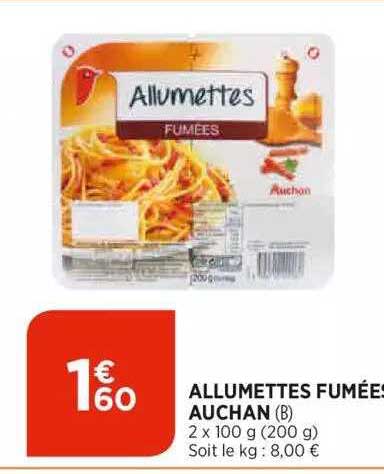 Allumettes Fumées Auchan