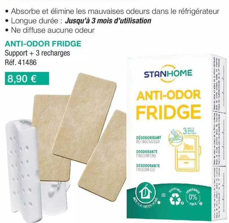 anti-odor fridge stanhome