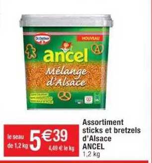 Assortiment Sticks Et Bretzels D'alsace Ancel