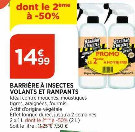 barrière à insectes volants et rampants