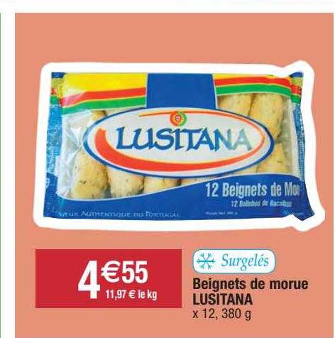 beignets de morue lusitana