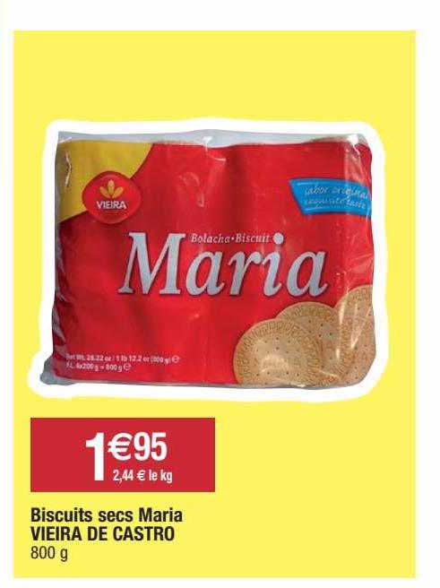 biscuits secs maria vieira de castro