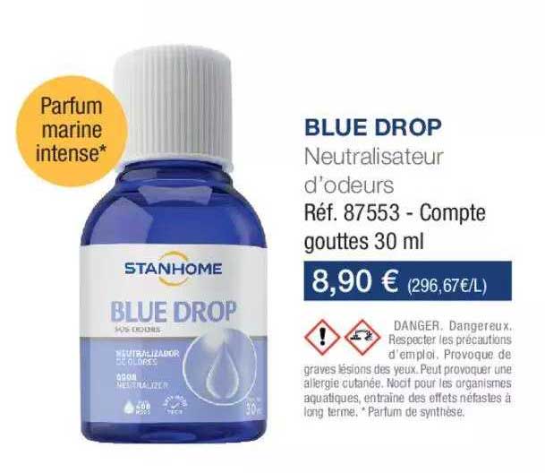blue drop stanhome