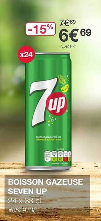 boisson gazeuse seven up