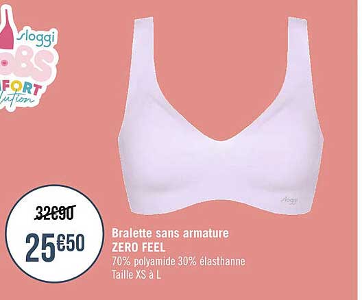 bralette sans armature zéro feel