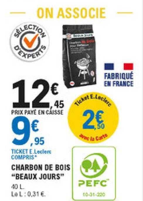 charbon de bois "beaux jours"