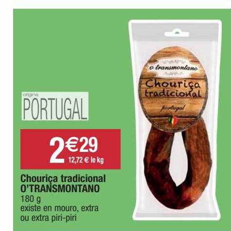 chouriça tradicional o'transmontano