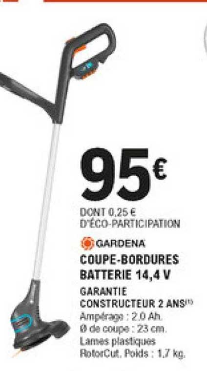 coupe-bordures batterie 14,4 v gardena
