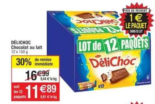 Délichoc Chocolat Au Lait