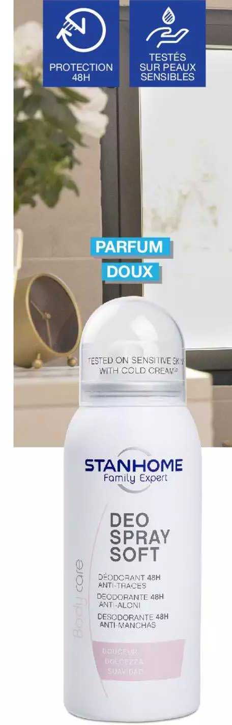 deo spray soft stanhome