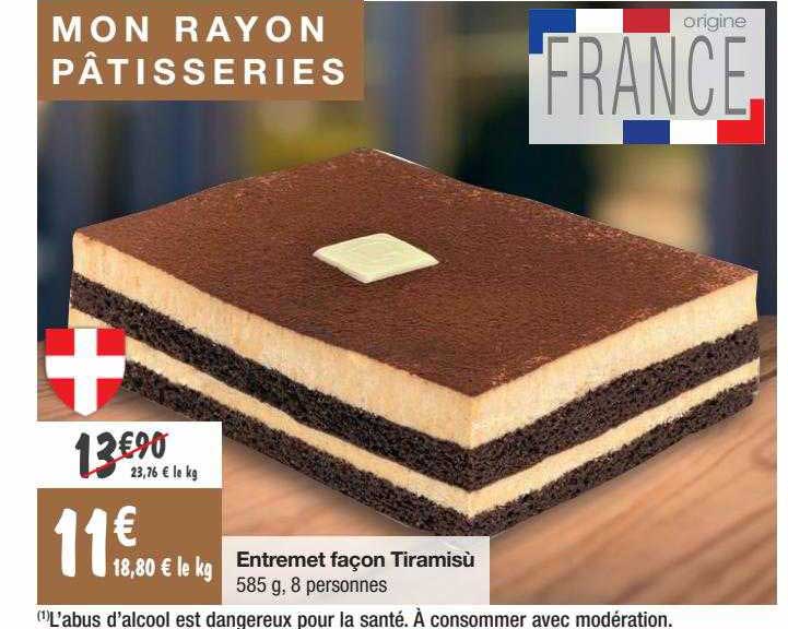 entremet façon tiramisù