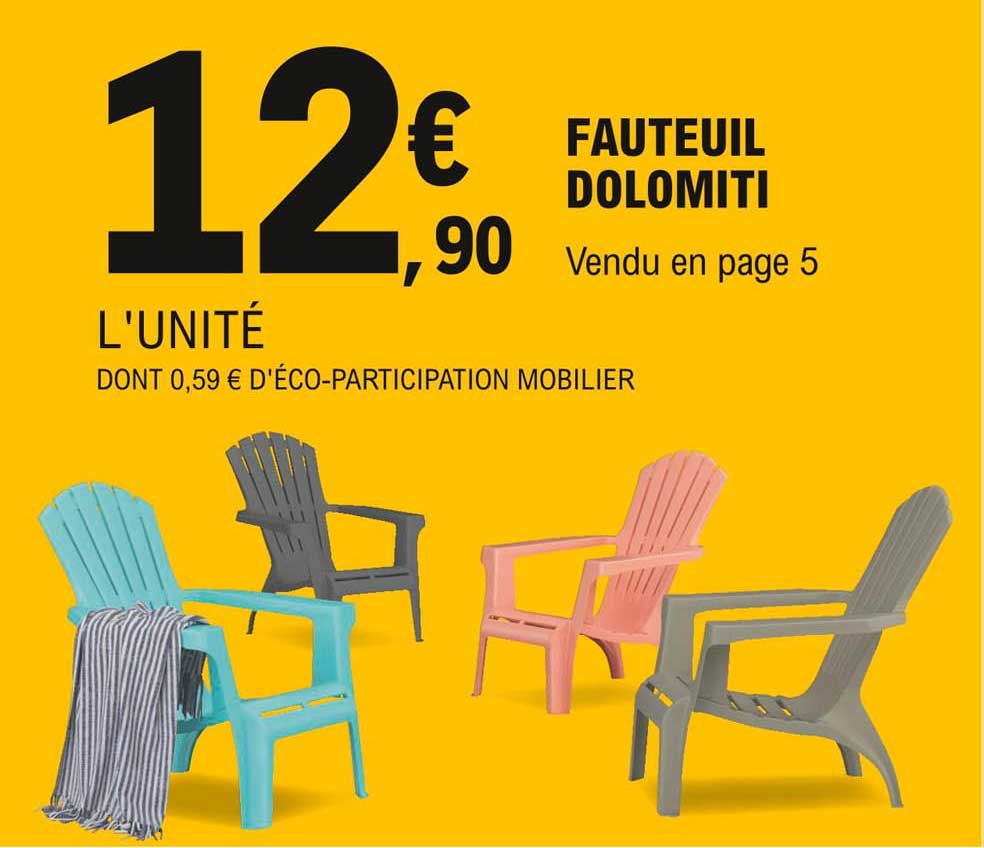 fauteuil dolomiti