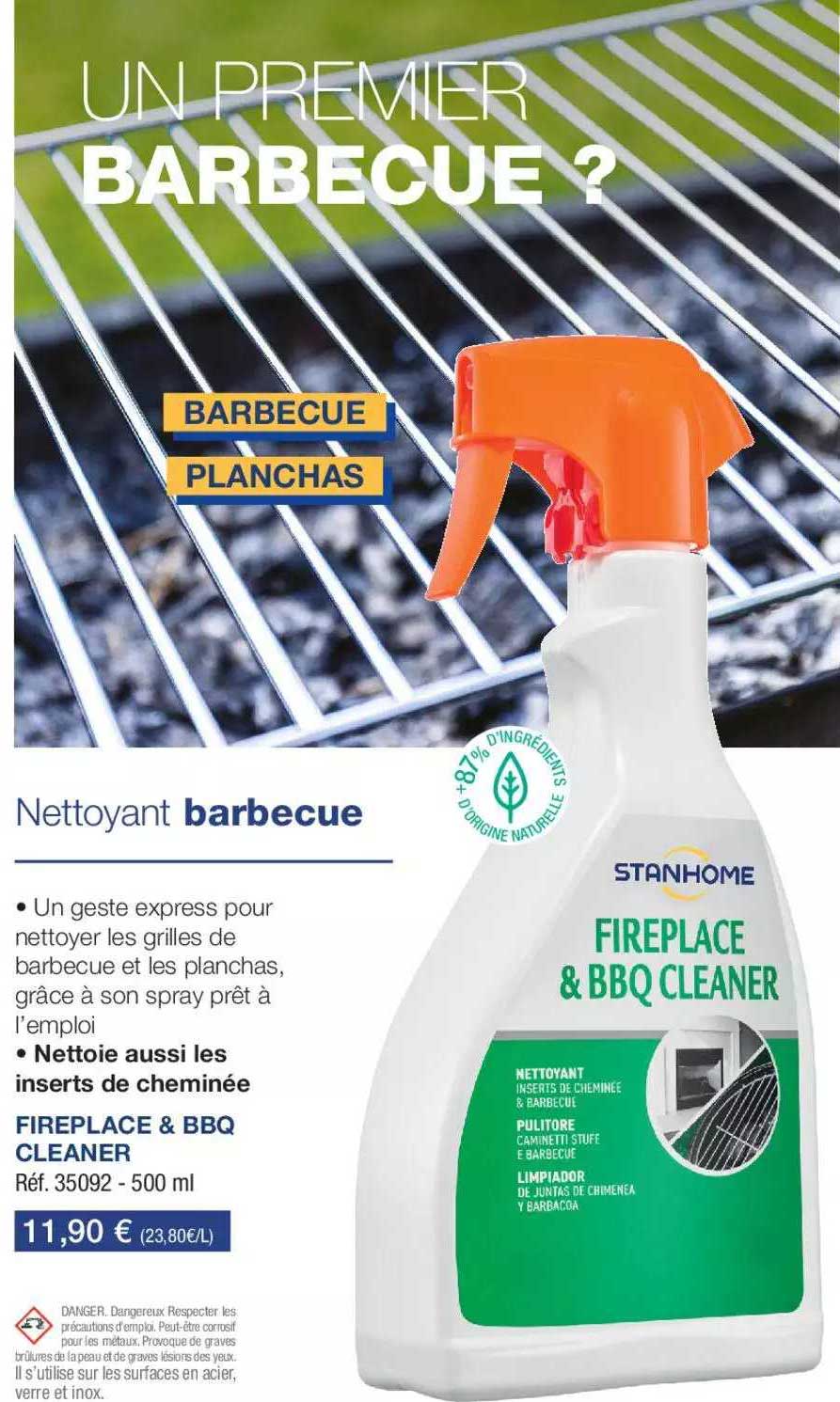 fireplace & bbq cleaner stanhome
