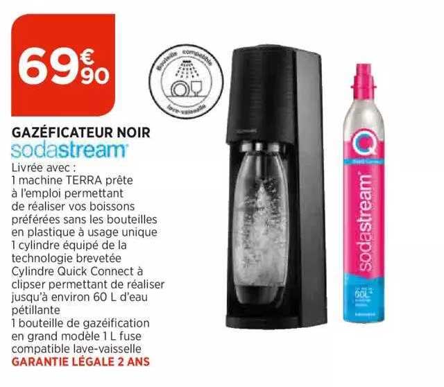 Gazéficateur Noir Sodastream