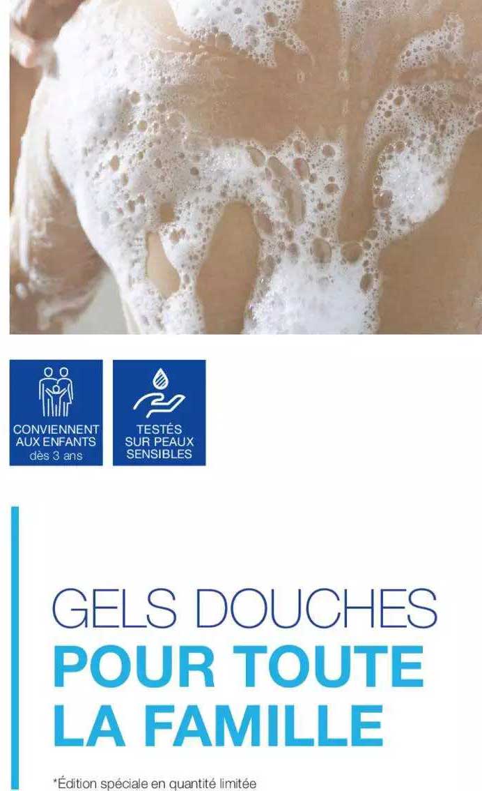 gel douches pour toute la famille