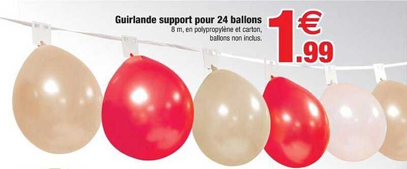 Guirlande Support Pour 24 Ballons