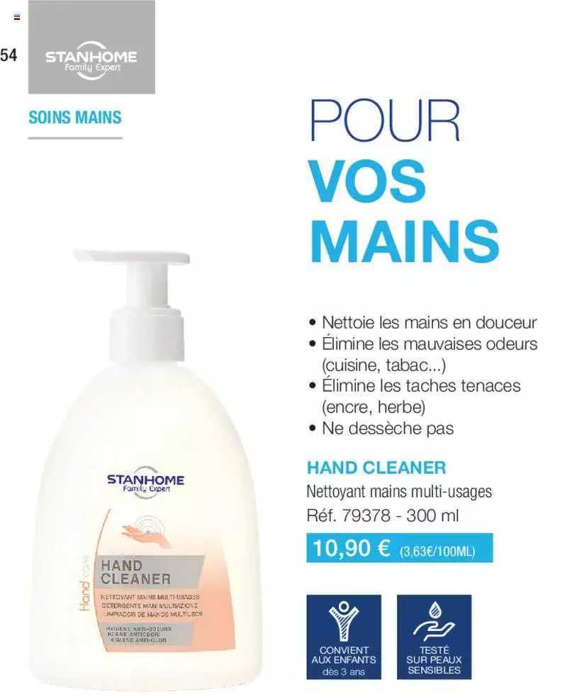 hand cleaner stanhome