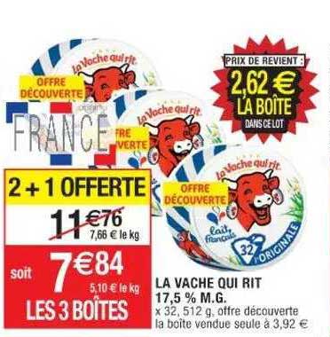 la vache qui rit 17,5% m.g.
