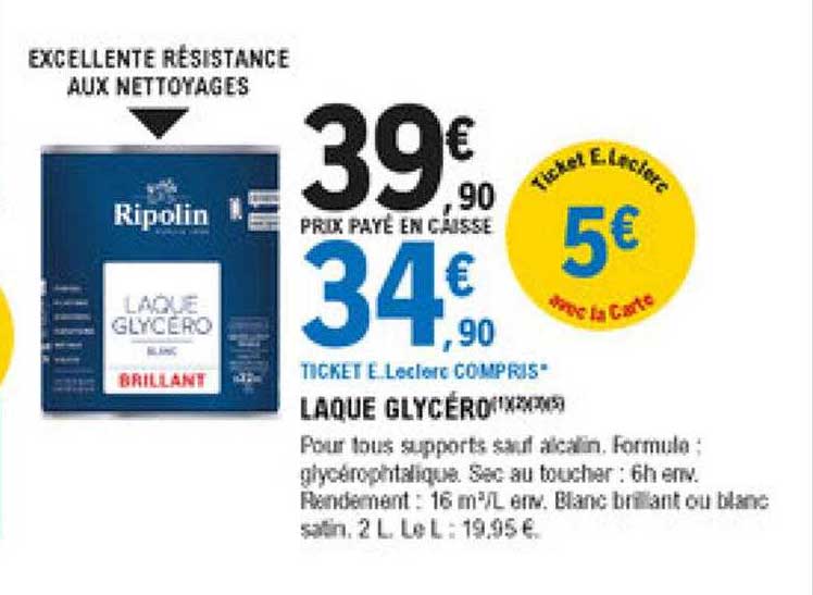 laque glycéro ripolin