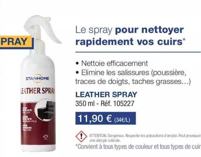 leather spray stanhome