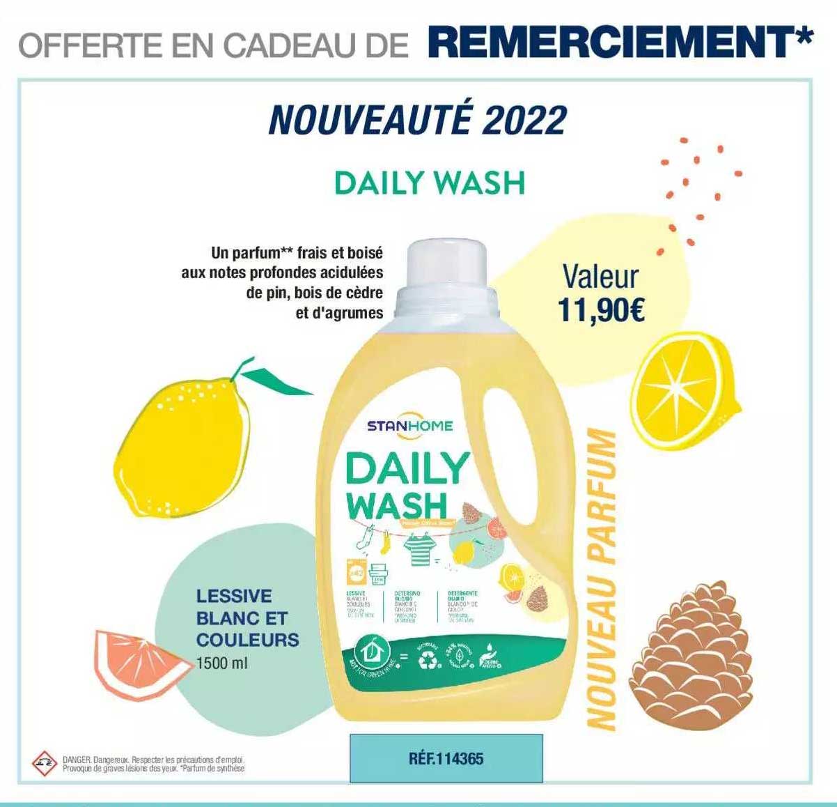 lessive blanc et couleurs stanhome