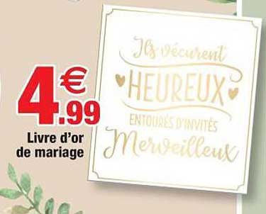 livre d'or de mariage