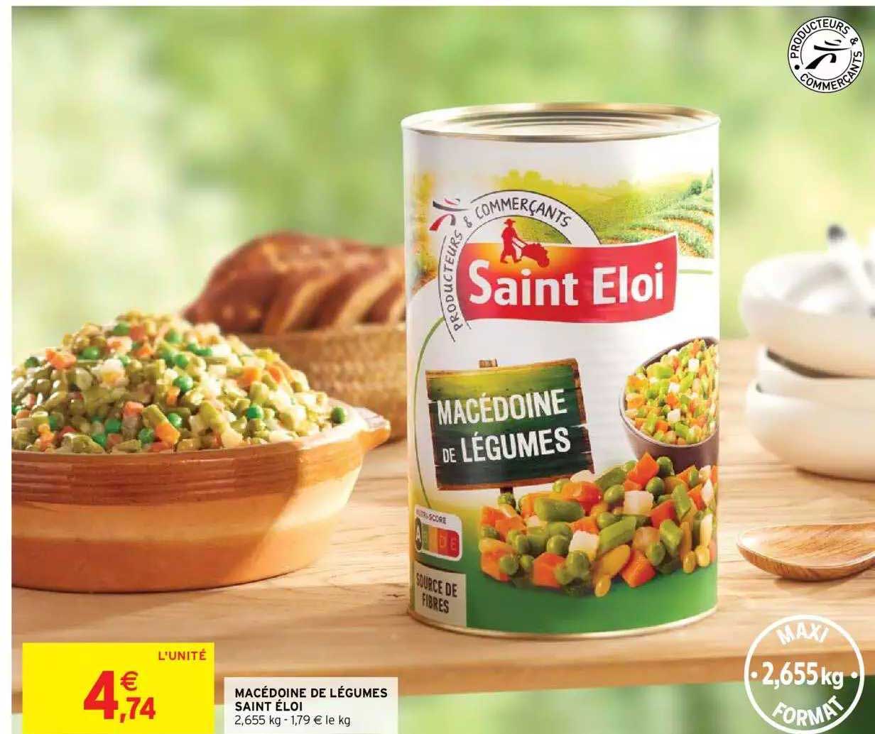 macédoine de légumes saint éloi