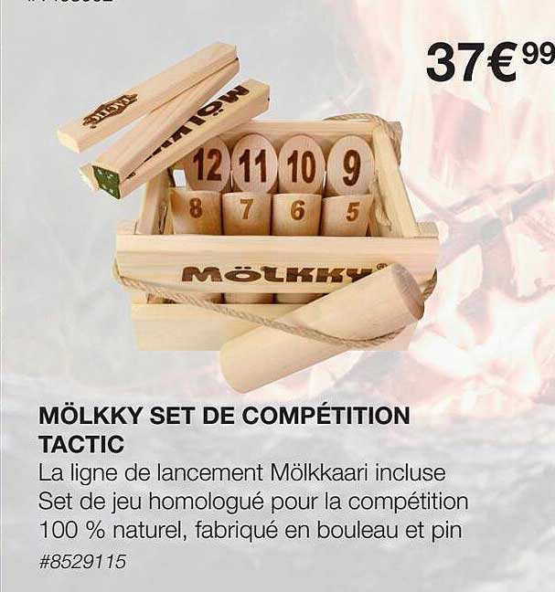 mölkky set de compétition tactic