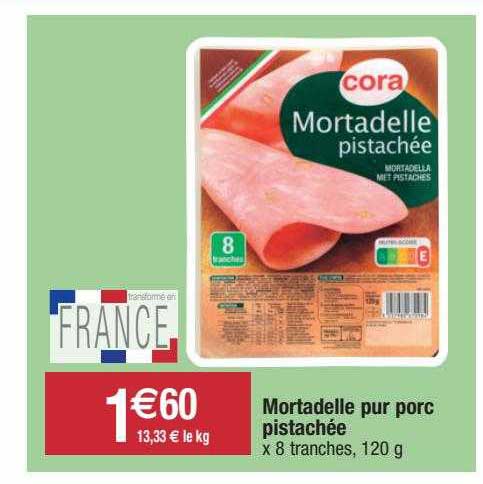 Mortadelle Pur Porc Pistachée