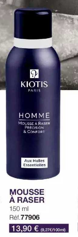 mousse à raser kiotis