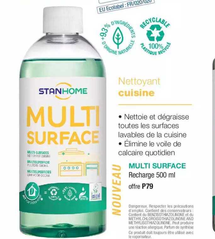 nettoyant cuisine stanhome