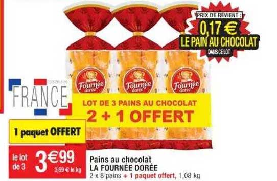 pains au chocolat la fournée dorée