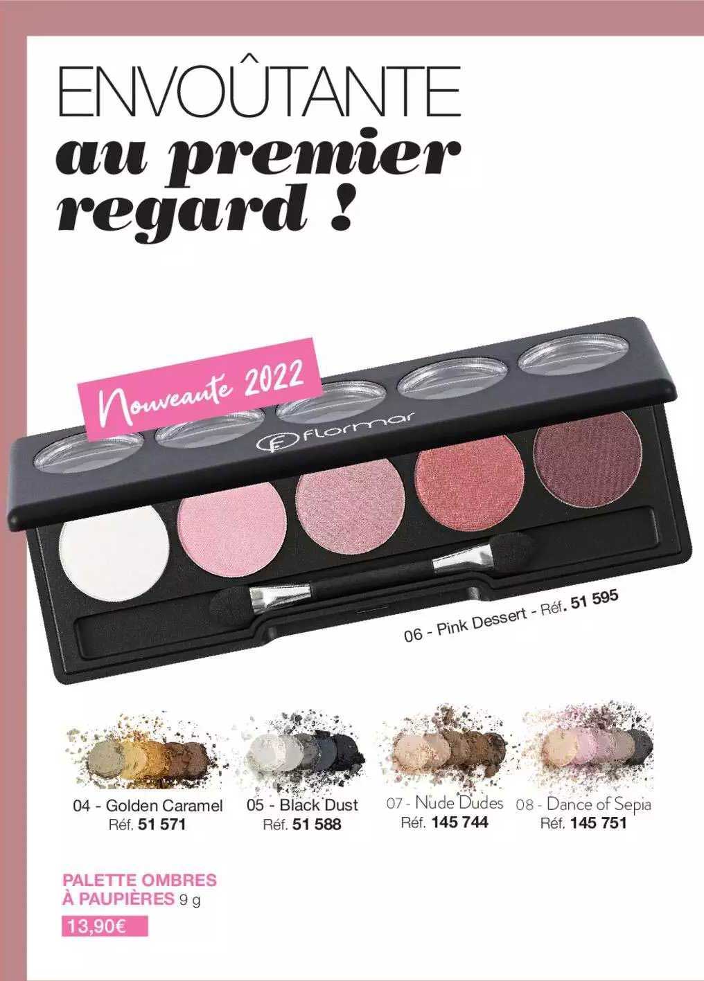 palette ombres à paupières