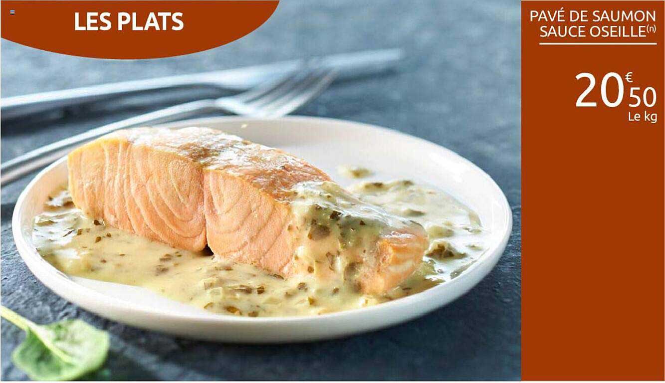 pavé de saumon sauce oseille