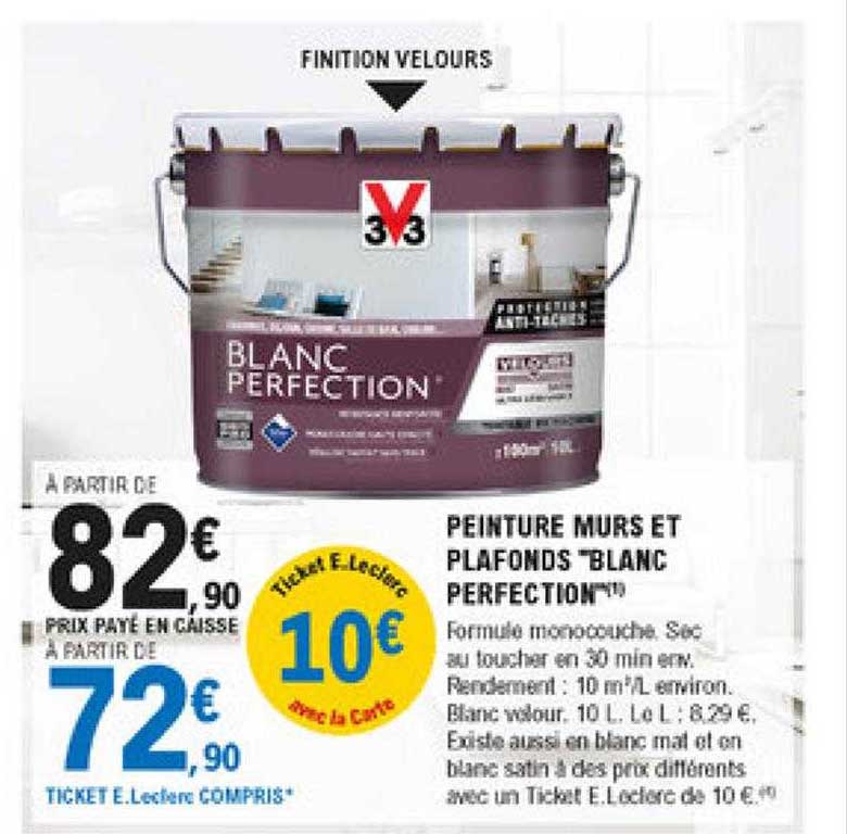 Peinture Murs Et Plafonds "blanc Perfection"